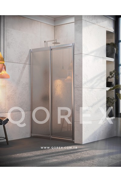 ETA GÜMÜŞ - 1 SABİT 1 KAYAR DÜZ - POLİSTİREN CAM ( Q-ETA-G-1S1K-P )