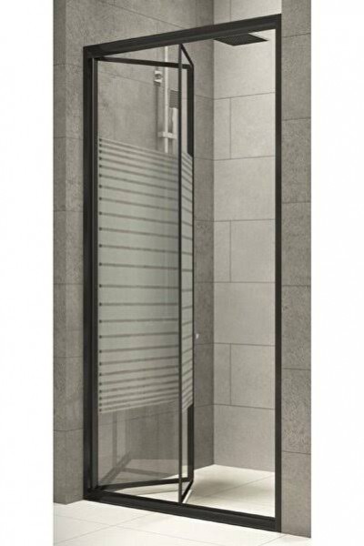 SİYAH PROFİL - KATLANIR DUŞAKABİN KUMLAMA CAM