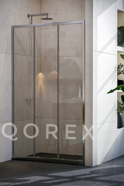 ORİS GÜMÜŞ - 1 SABİT 2 KAYAR DÜZ - ŞEFFAF CAM 