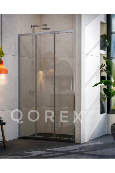 ORİS GÜMÜŞ - 1 SABİT 2 KAYAR DÜZ - ŞEFFAF CAM 