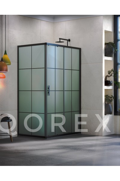 ORİS SİYAH - 2 SABİT 1 KAYAR DİKDÖRTGEN KAYAR - KAROLAJ KUMLAMA CAM ( Q-ORİS-S-2S1K+DİK-BK )