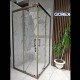 QOREX - ZHENİT SERİSİ - SİYAH - 6 MM TEMPERLI SEFFAF CAM DUŞAKABIN H:190 ÖZEL SERI BRONZ AKSESUAR 