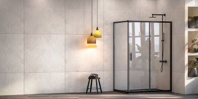 SİYAH PROFİL - ŞEFFAF CAM 